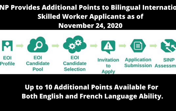 SINP Adds Points for Bilingual French Speakers