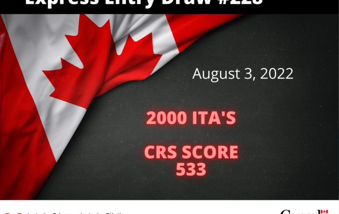 Canada Express Entry Draw #228