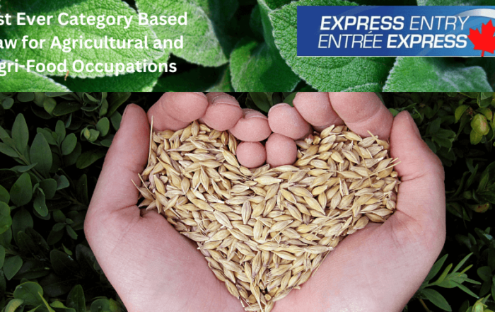 Express Entry Draw for Agriculture