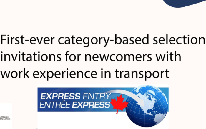 Express Entry draw for Transport Occupations