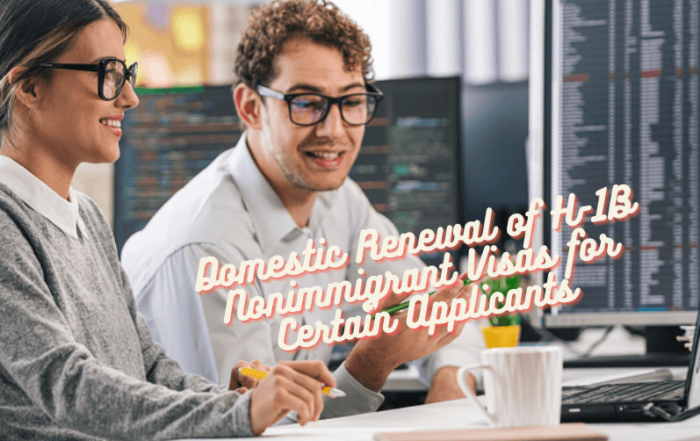 H-1B Nonimmigrant Visas
