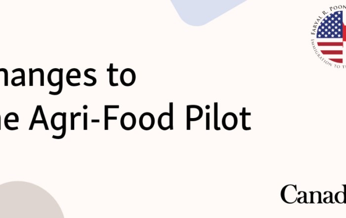 Changes to Agri-Food Pilot